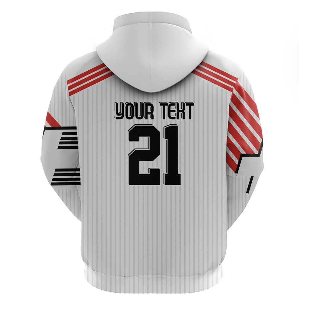 Swiss Football Custom Hoodie 1990-1992 Retro White Switzerland Vintage LT9