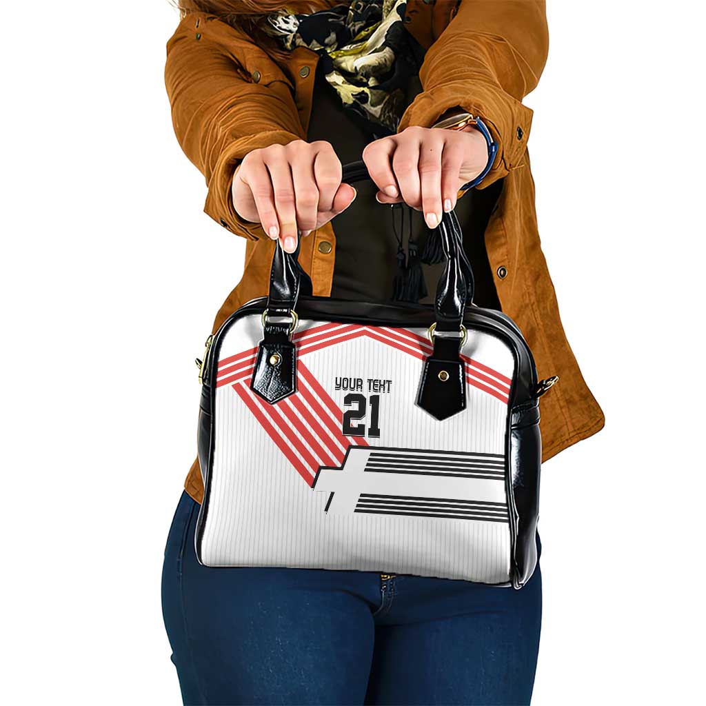 Swiss Football Custom Shoulder Handbag 1990-1992 Retro White Switzerland Vintage LT9