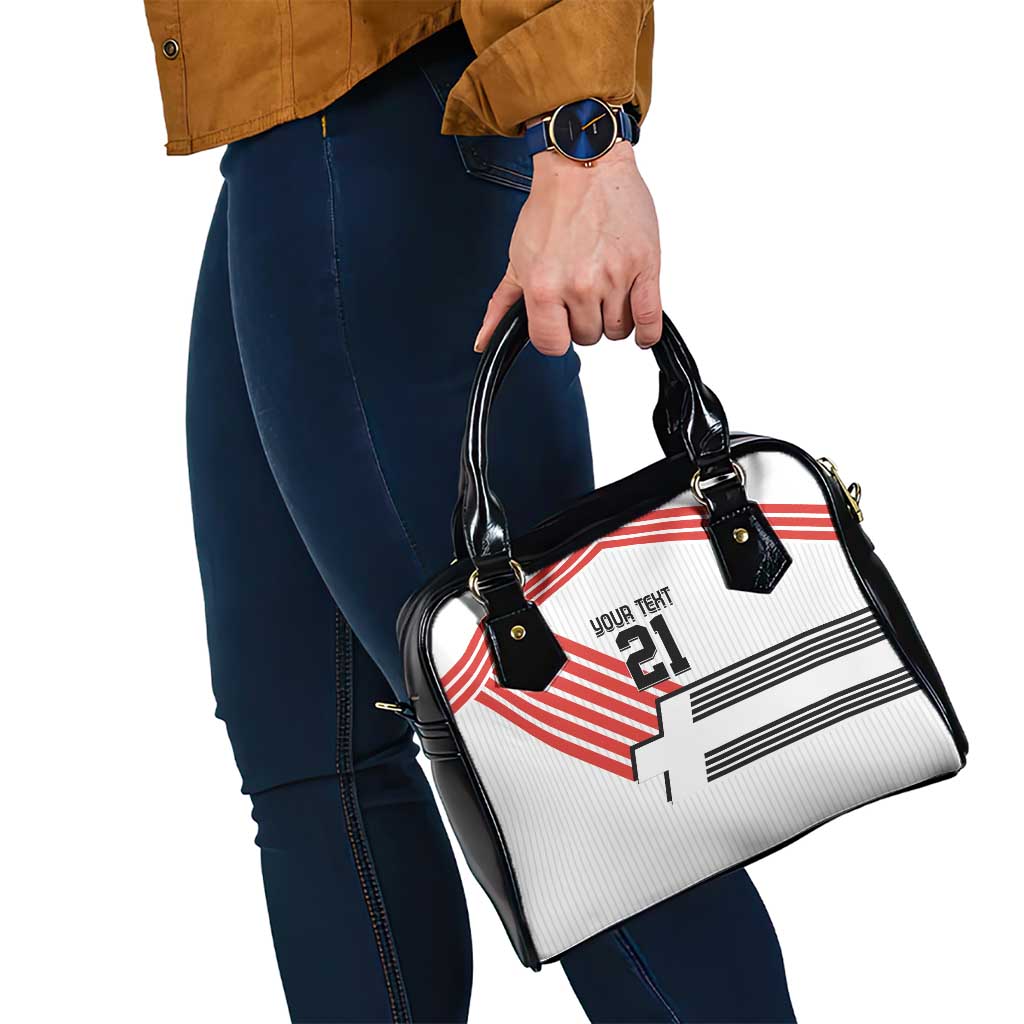 Swiss Football Custom Shoulder Handbag 1990-1992 Retro White Switzerland Vintage LT9