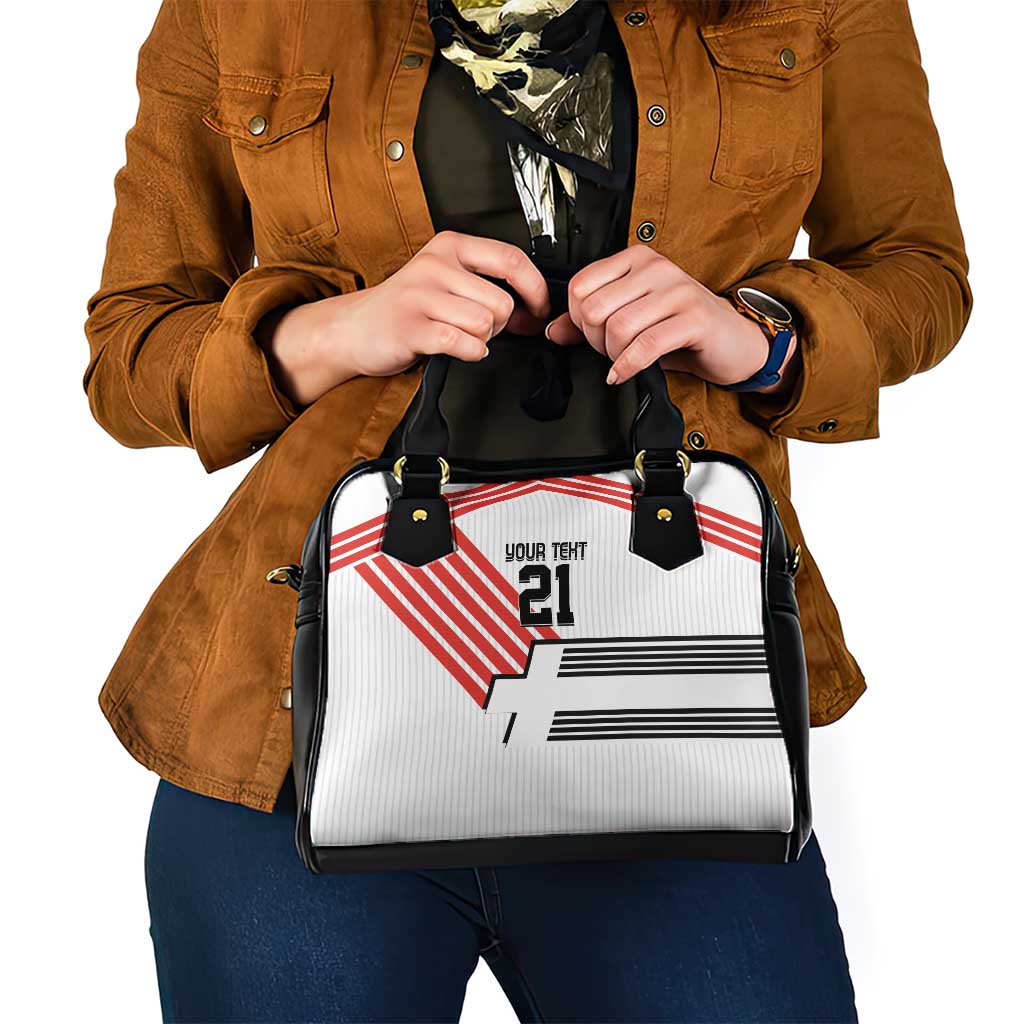 Swiss Football Custom Shoulder Handbag 1990-1992 Retro White Switzerland Vintage LT9
