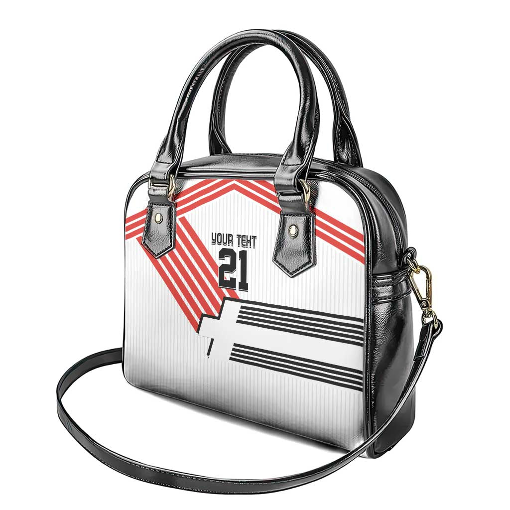 Swiss Football Custom Shoulder Handbag 1990-1992 Retro White Switzerland Vintage LT9