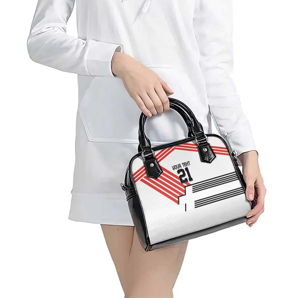 Swiss Football Custom Shoulder Handbag 1990-1992 Retro White Switzerland Vintage LT9