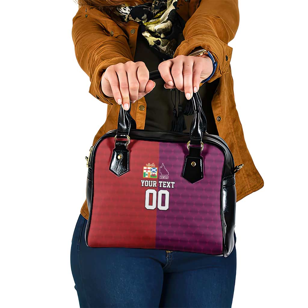 Custom British Lions Australia Queensland Shoulder Handbag Sporty Style LT9