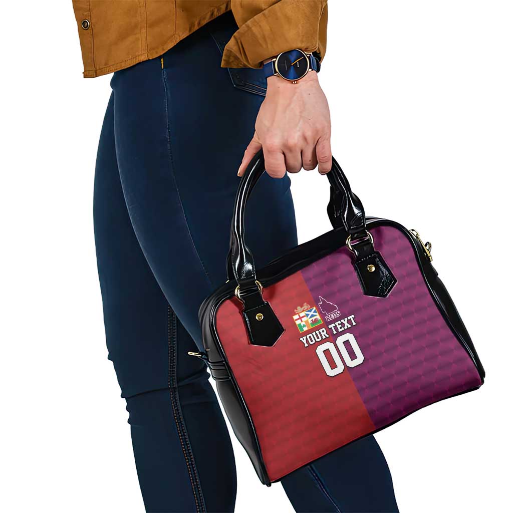 Custom British Lions Australia Queensland Shoulder Handbag Sporty Style LT9