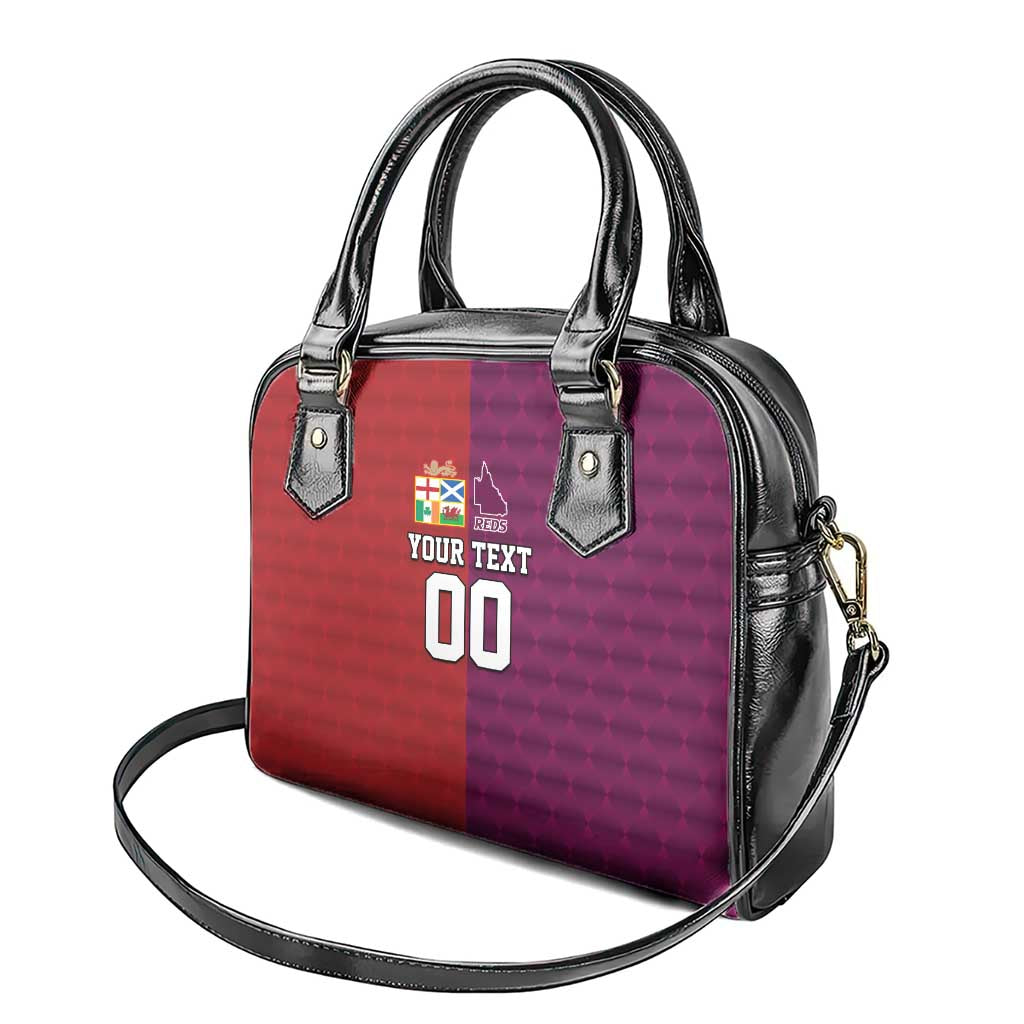 Custom British Lions Australia Queensland Shoulder Handbag Sporty Style LT9
