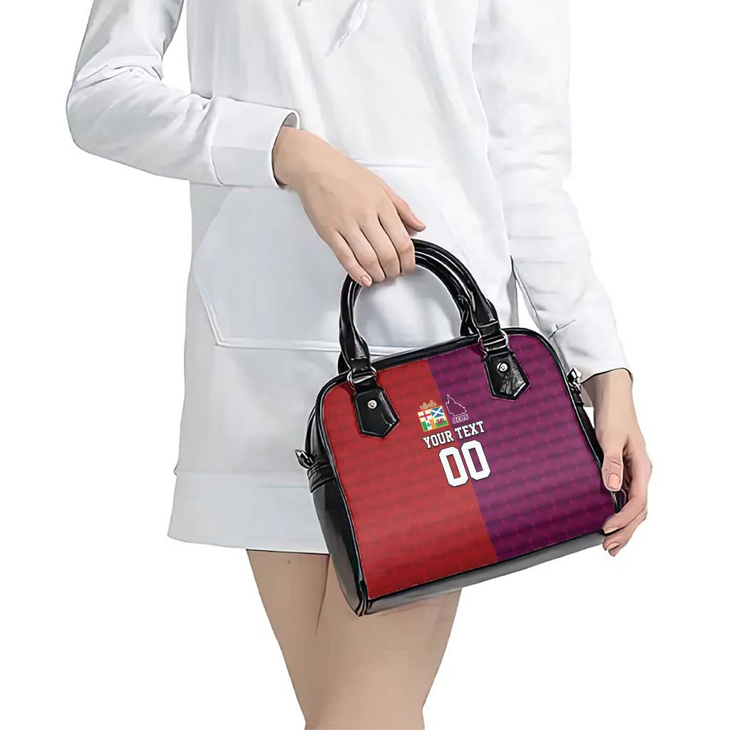 Custom British Lions Australia Queensland Shoulder Handbag Sporty Style LT9