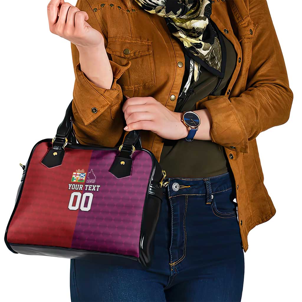 Custom British Lions Australia Queensland Shoulder Handbag Sporty Style LT9