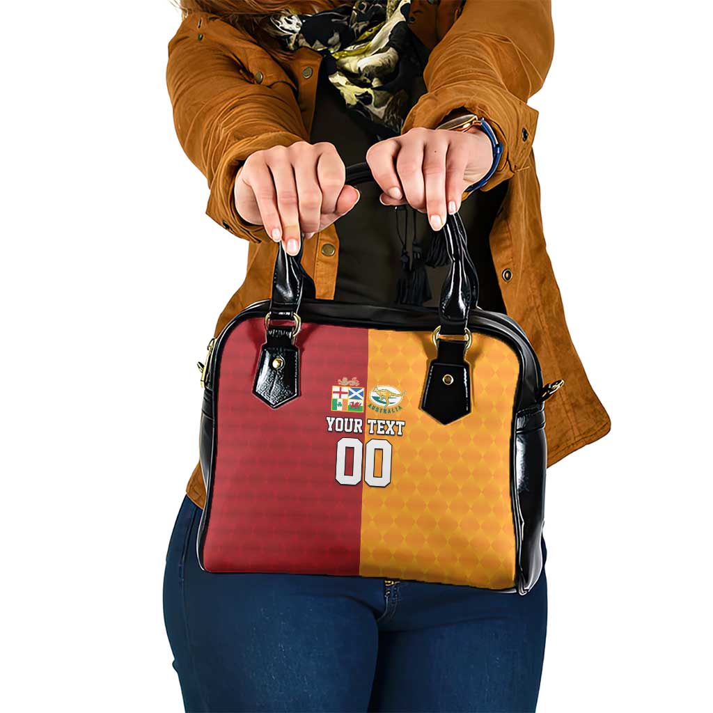 Custom British Lions Australia Wallabies Shoulder Handbag Sporty Style LT9