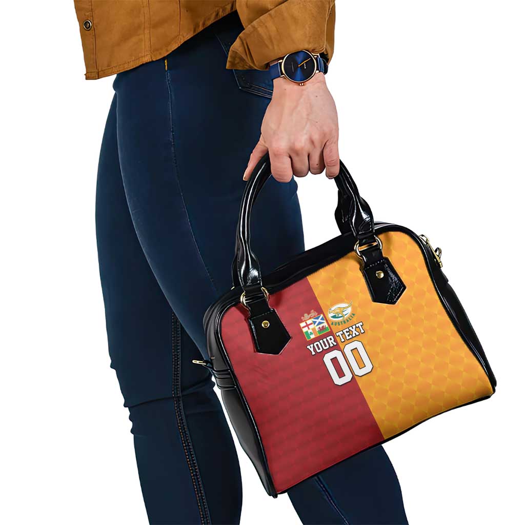 Custom British Lions Australia Wallabies Shoulder Handbag Sporty Style LT9