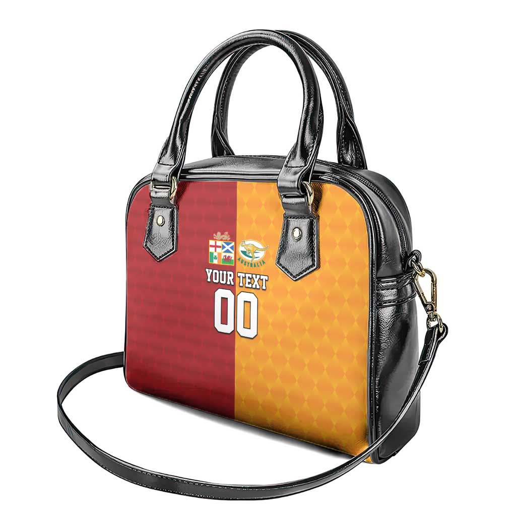 Custom British Lions Australia Wallabies Shoulder Handbag Sporty Style LT9