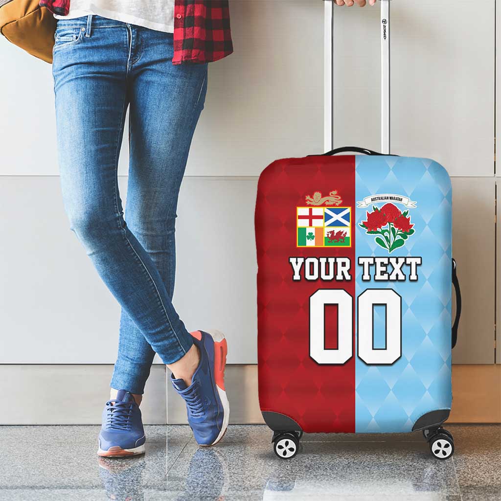 Custom British Lions Australia Waratahs Luggage Cover Sporty Style LT9