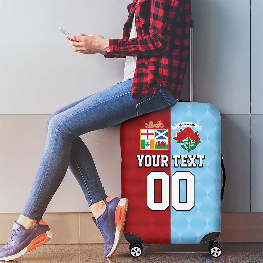 Custom British Lions Australia Waratahs Luggage Cover Sporty Style LT9