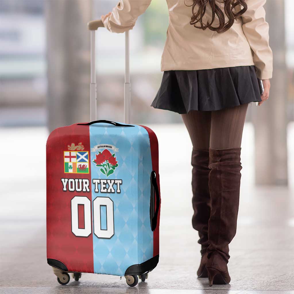 Custom British Lions Australia Waratahs Luggage Cover Sporty Style LT9