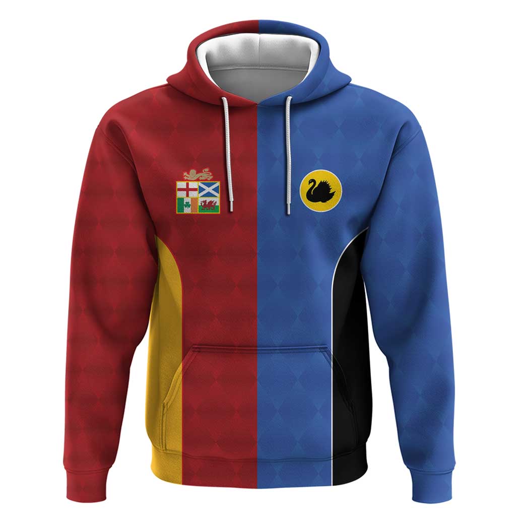 Custom British Lions Australia Western Force Hoodie Sporty Style LT9