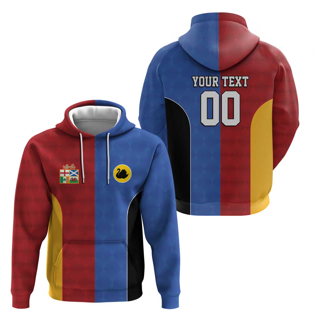 Custom British Lions Australia Western Force Hoodie Sporty Style LT9