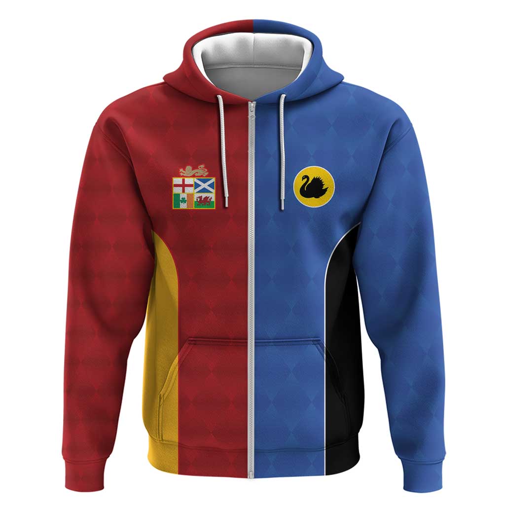 Custom British Lions Australia Western Force Hoodie Sporty Style LT9
