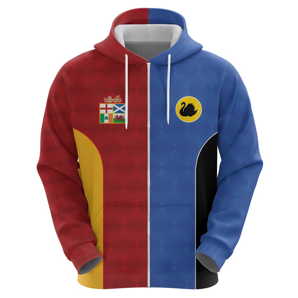 Custom British Lions Australia Western Force Hoodie Sporty Style LT9