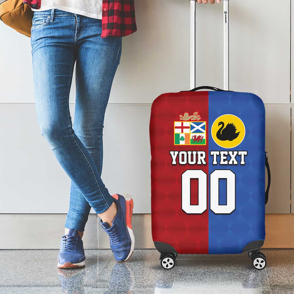 Custom British Lions Australia Western Force Luggage Cover Sporty Style LT9