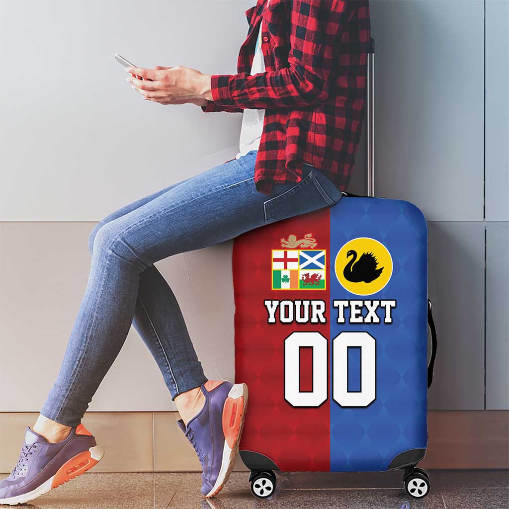Custom British Lions Australia Western Force Luggage Cover Sporty Style LT9