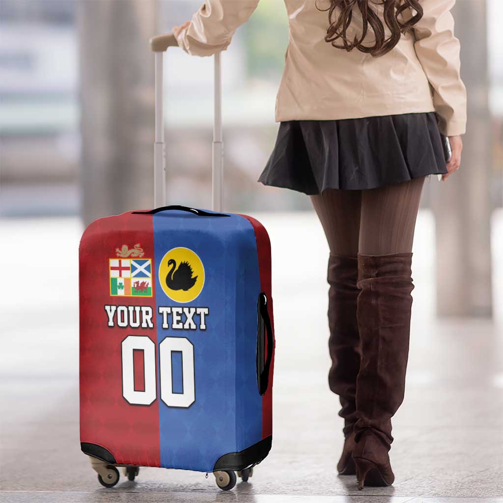 Custom British Lions Australia Western Force Luggage Cover Sporty Style LT9