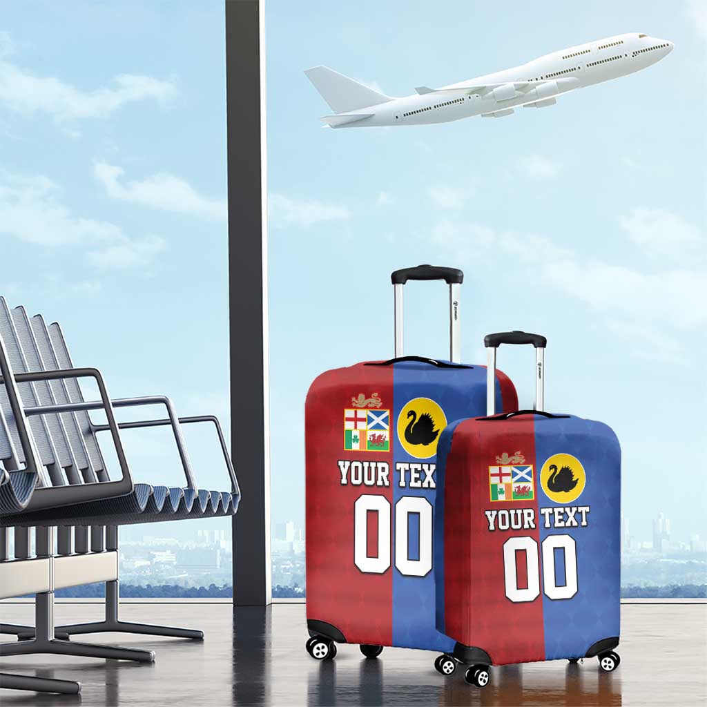 Custom British Lions Australia Western Force Luggage Cover Sporty Style LT9