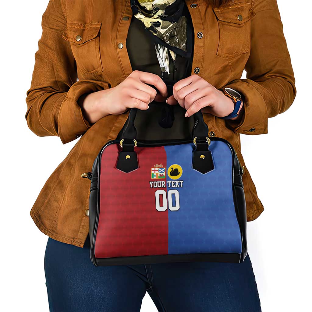 Custom British Lions Australia Western Force Shoulder Handbag Sporty Style LT9