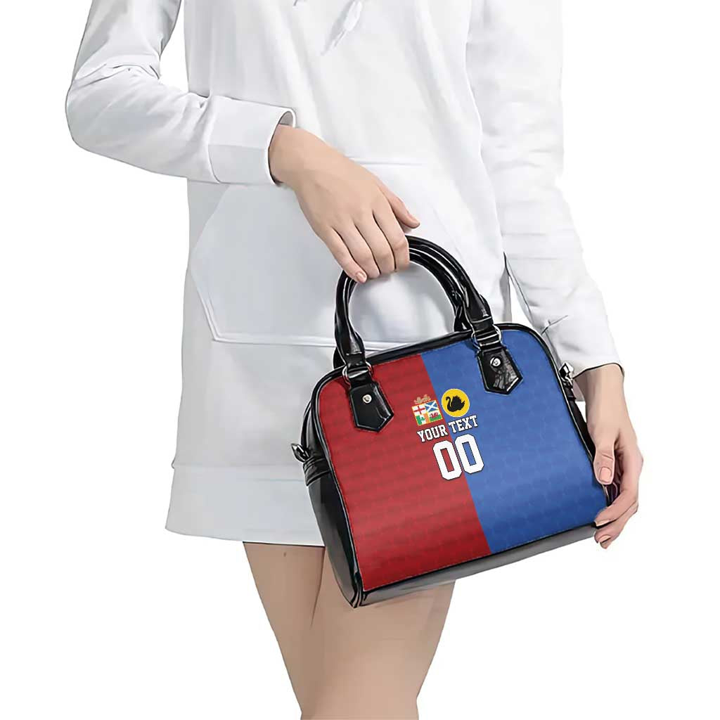 Custom British Lions Australia Western Force Shoulder Handbag Sporty Style LT9