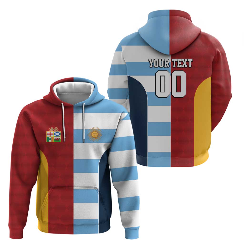 Custom British Lions-Argentina Hoodie Sporty Style LT9