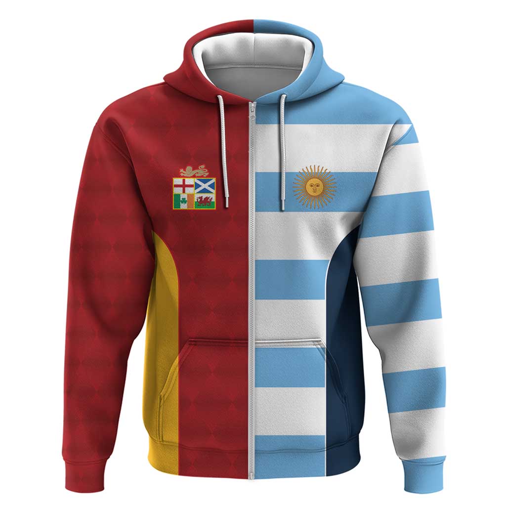 Custom British Lions-Argentina Hoodie Sporty Style LT9