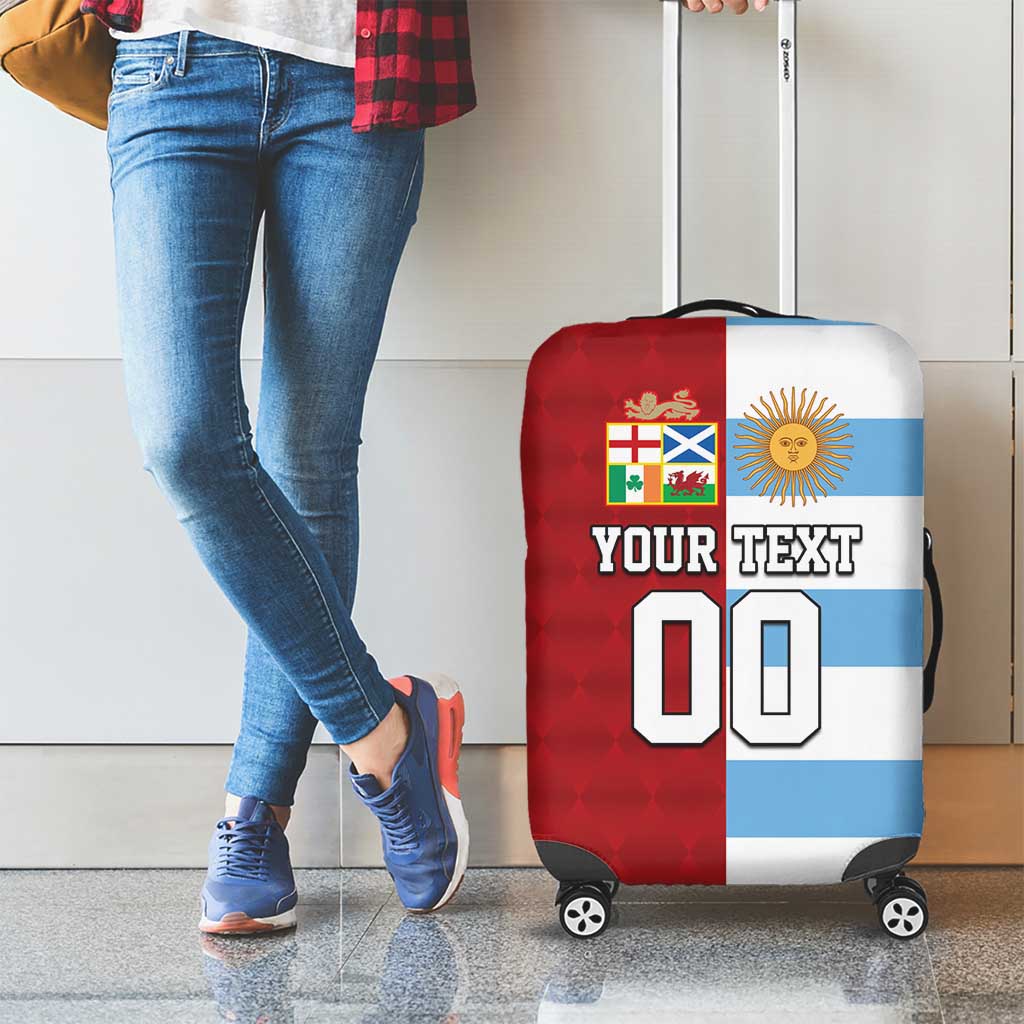 Custom British Lions-Argentina Luggage Cover Sporty Style LT9