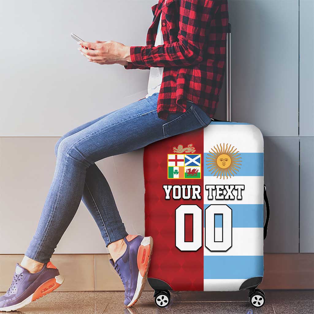 Custom British Lions-Argentina Luggage Cover Sporty Style LT9