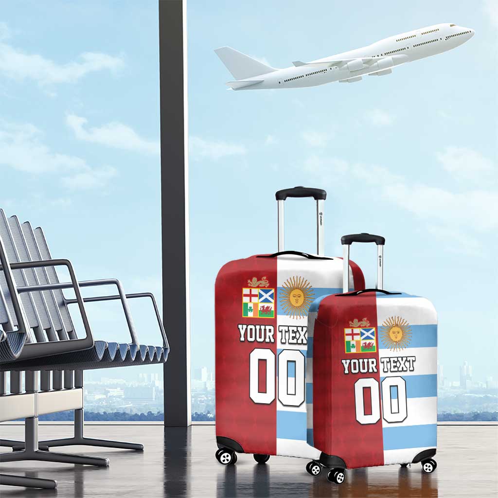 Custom British Lions-Argentina Luggage Cover Sporty Style LT9