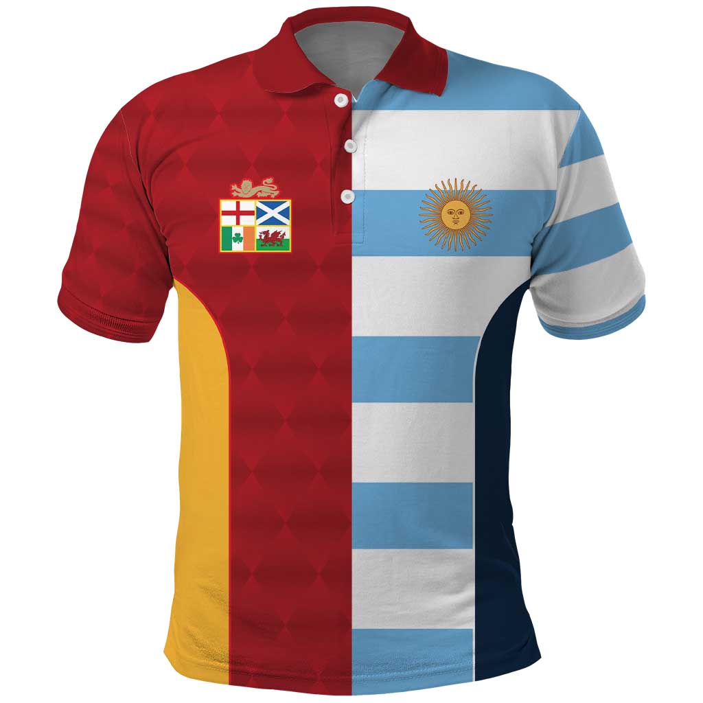 Custom British Lions-Argentina Polo Shirt Sporty Style LT9