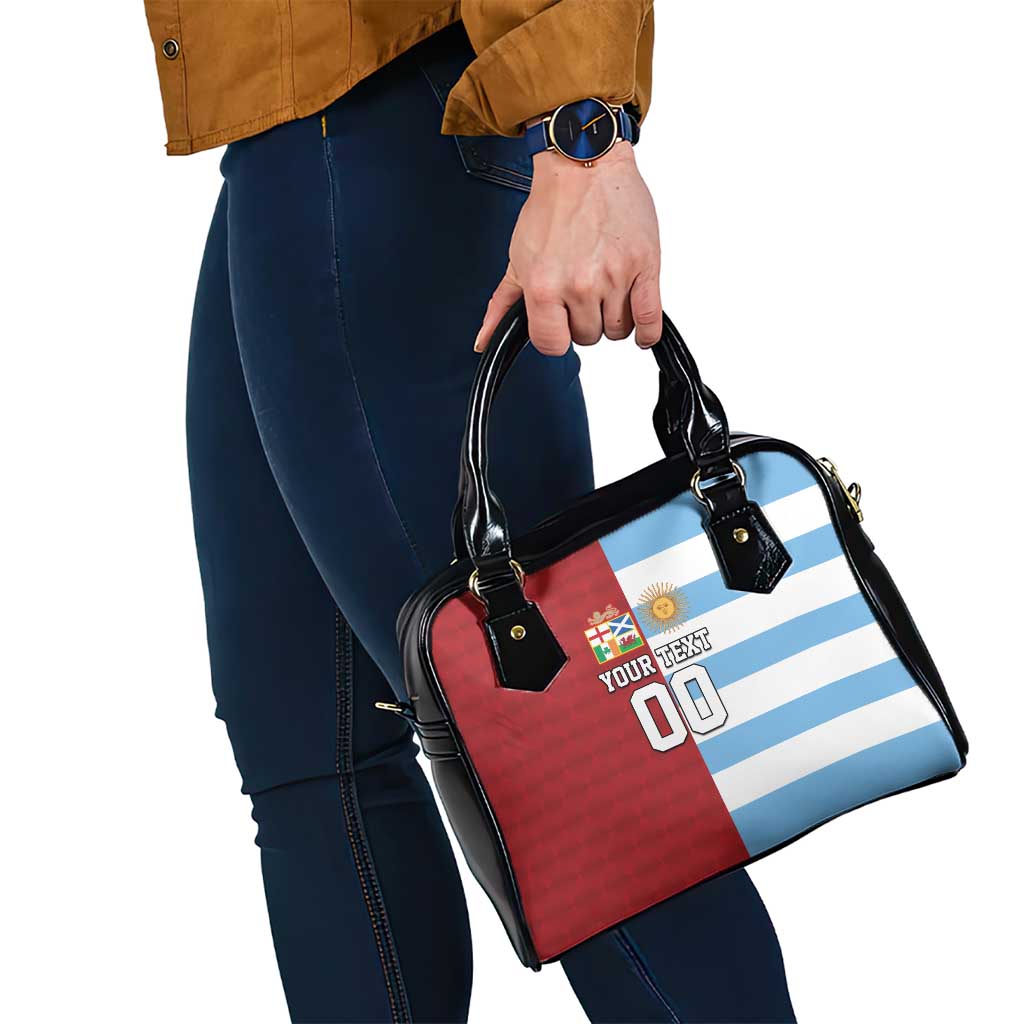 Custom British Lions-Argentina Shoulder Handbag Sporty Style LT9