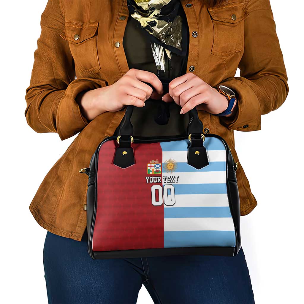 Custom British Lions-Argentina Shoulder Handbag Sporty Style LT9