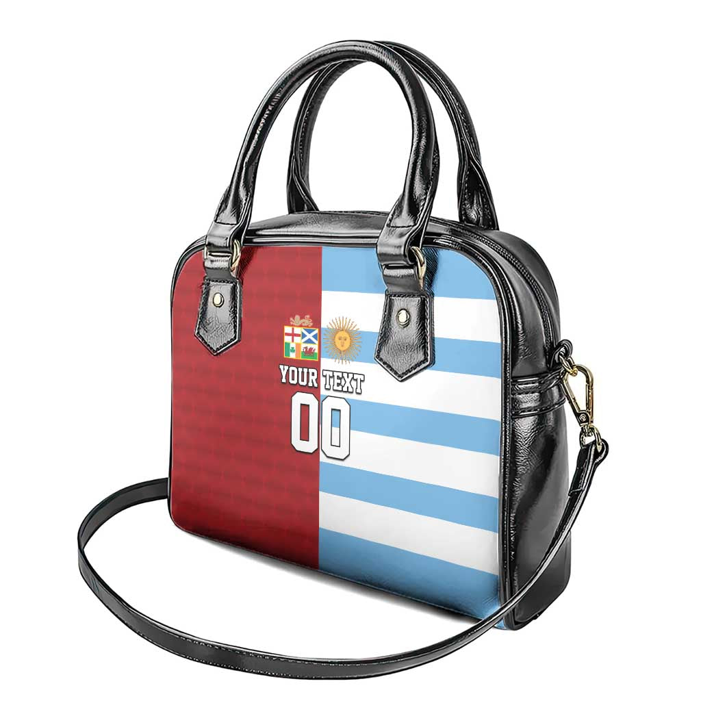Custom British Lions-Argentina Shoulder Handbag Sporty Style LT9
