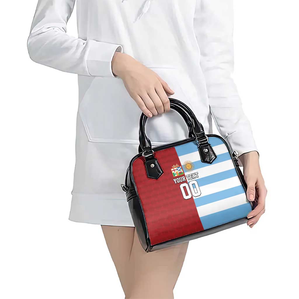 Custom British Lions-Argentina Shoulder Handbag Sporty Style LT9