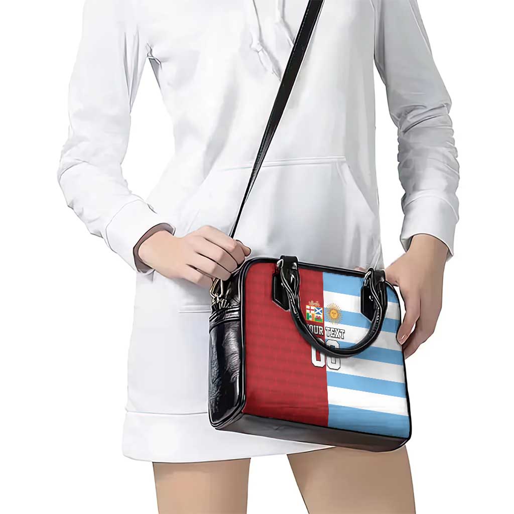 Custom British Lions-Argentina Shoulder Handbag Sporty Style LT9
