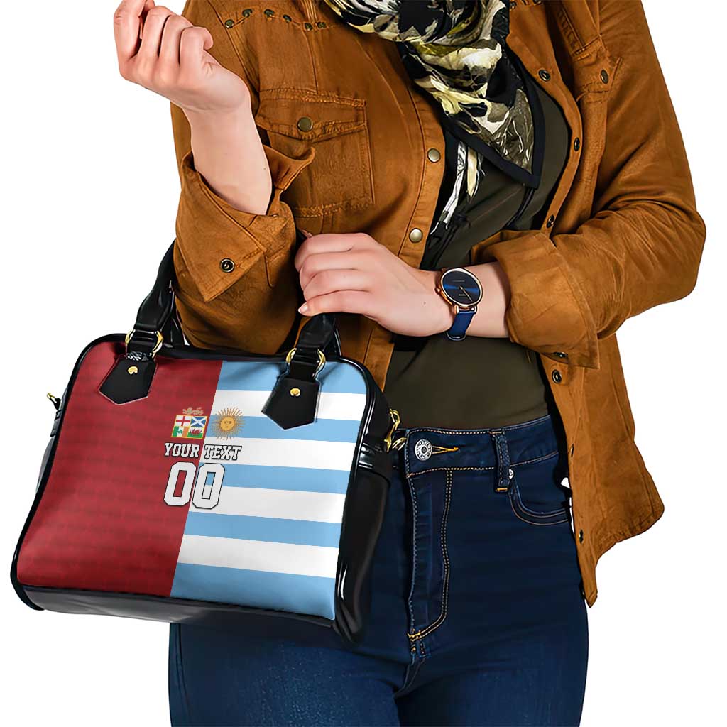Custom British Lions-Argentina Shoulder Handbag Sporty Style LT9