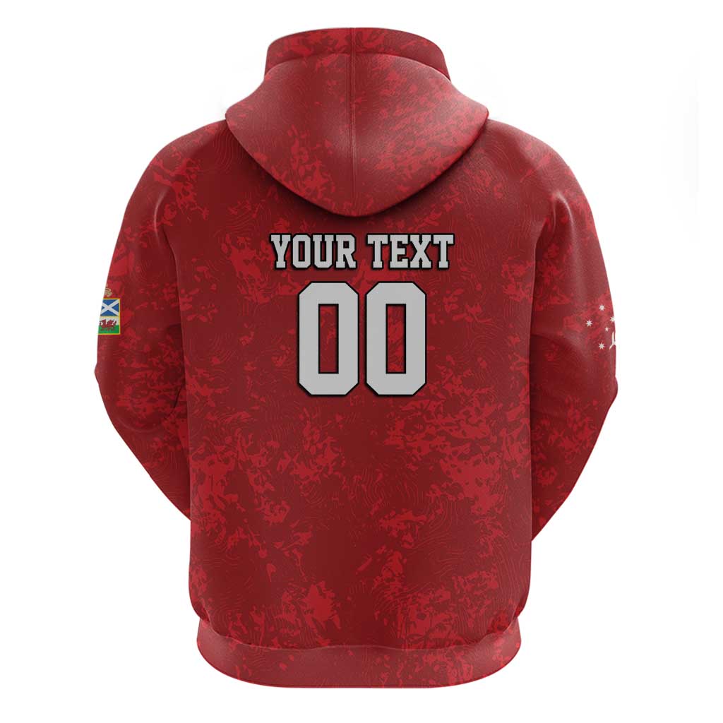 Custom British Lions-AUNZ Hoodie Australia-New Zealand Indigenous Motif LT9