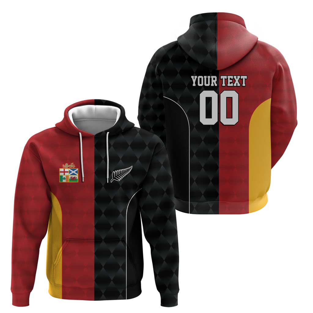 Custom British Lions New Zealand Hoodie Sporty Style LT9