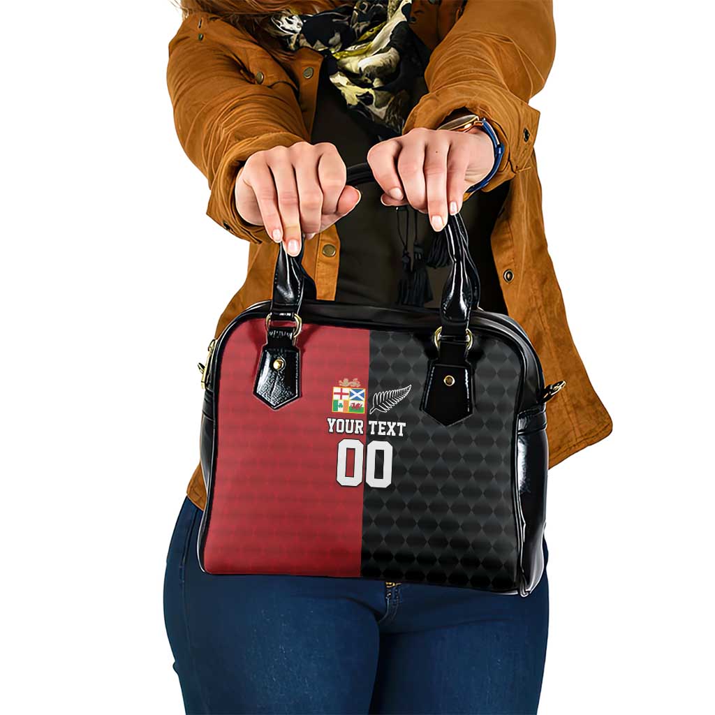 Custom British Lions New Zealand Shoulder Handbag Sporty Style LT9