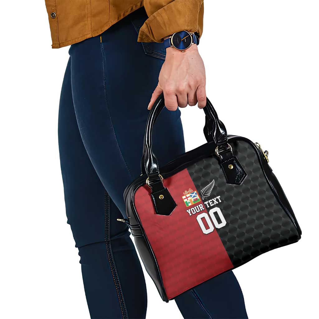 Custom British Lions New Zealand Shoulder Handbag Sporty Style LT9