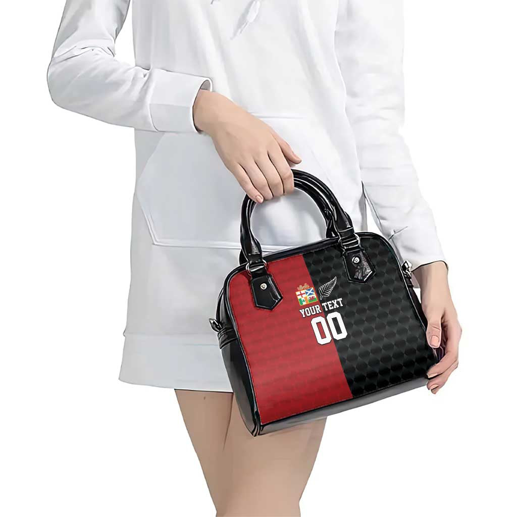 Custom British Lions New Zealand Shoulder Handbag Sporty Style LT9