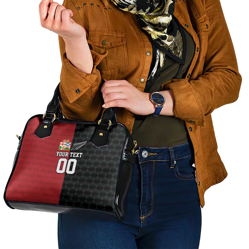 Custom British Lions New Zealand Shoulder Handbag Sporty Style LT9