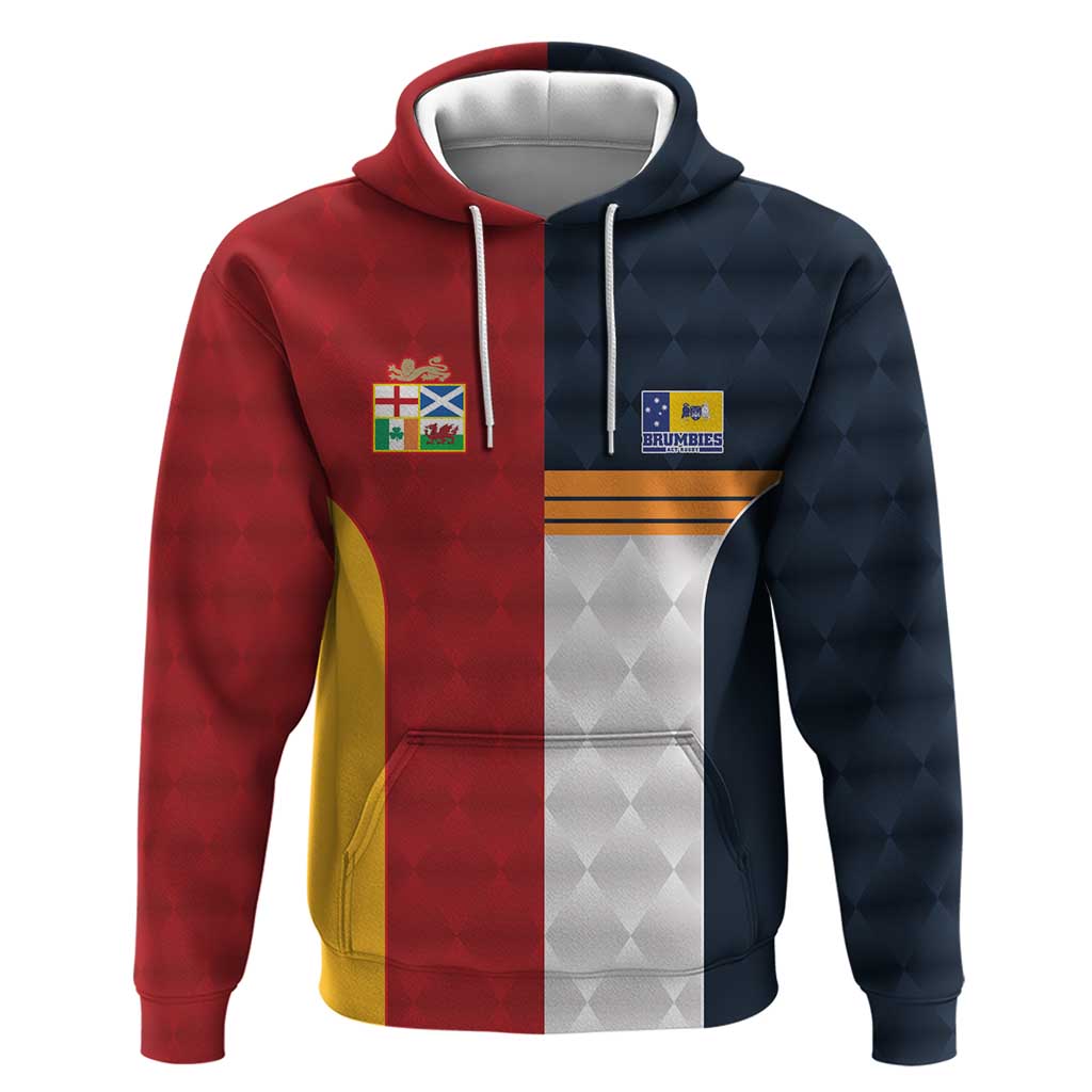 Custom British Lions Australia ACT Hoodie Sporty Style LT9
