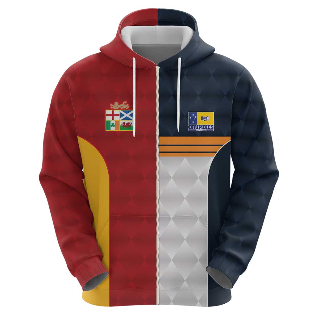 Custom British Lions Australia ACT Hoodie Sporty Style LT9
