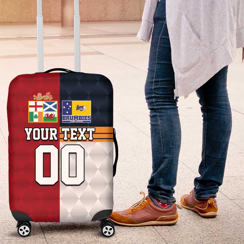 Custom British Lions Australia ACT Luggage Cover Sporty Style LT9