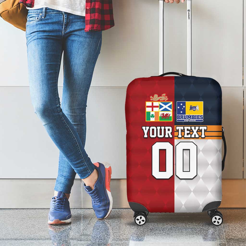 Custom British Lions Australia ACT Luggage Cover Sporty Style LT9