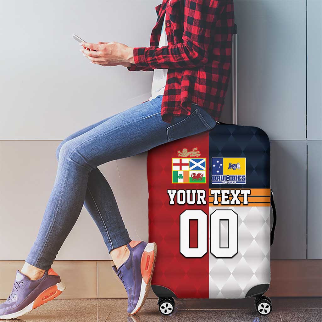 Custom British Lions Australia ACT Luggage Cover Sporty Style LT9